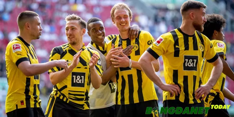 Borussia Dortmund đang dẫn đầu BXH bóng đá Đức sau vòng 33