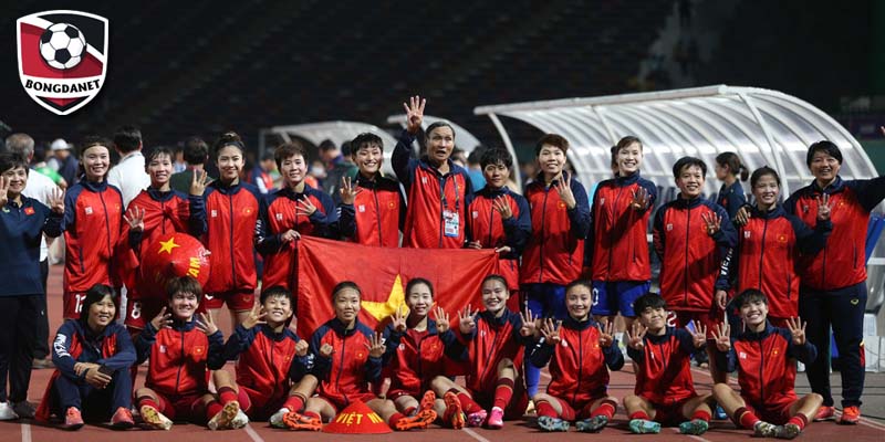 Đội tuyển bóng đá nữ Việt Nam góp phần vào bxh huy chương Seagame 32