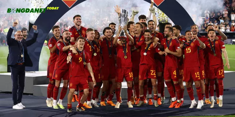 Tây Ban Nha trở thành tân vương mới của Nations League 2022/23