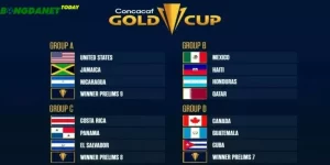 Concacaf Gold 2023 gồm 16 đội tuyển