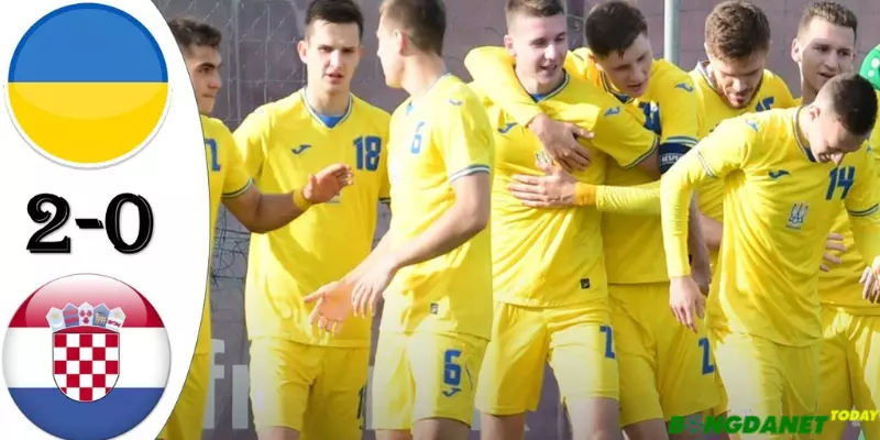 U21 Ukraine bất ngờ có chiến thắng trước U21 Croatia